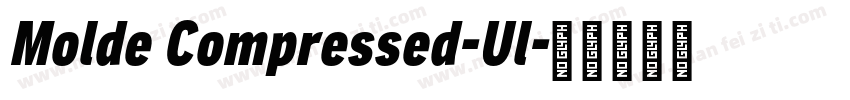 Molde Compressed-Ul字体转换